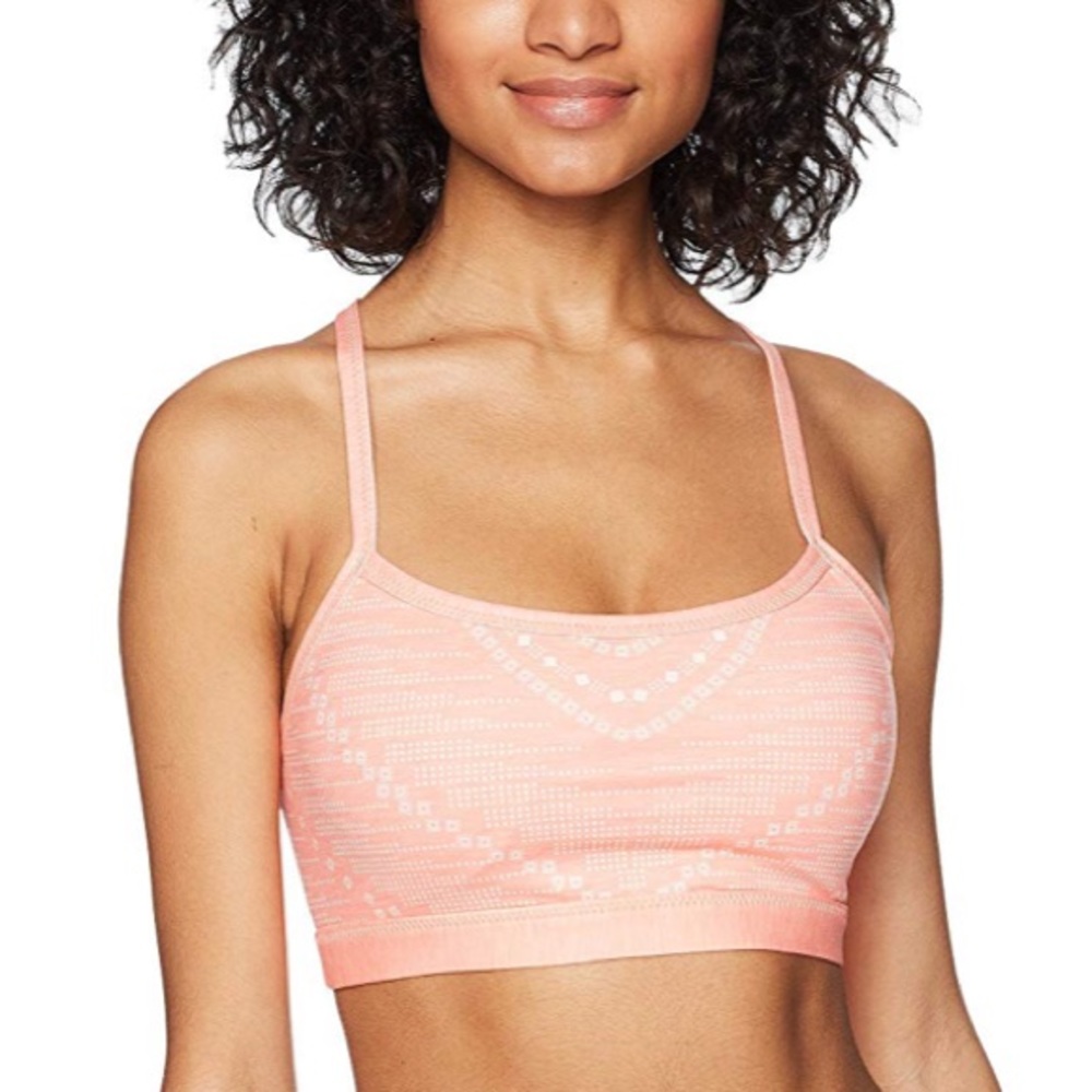 Prana isaline sports bra small peach synergy